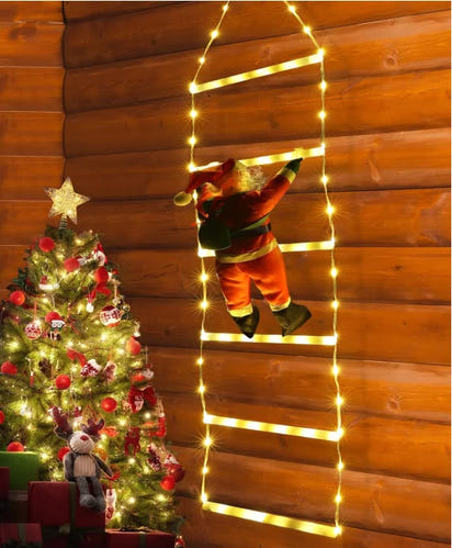 ClimbLight™  Santa – The Iconic Climbing Christmas Decoration