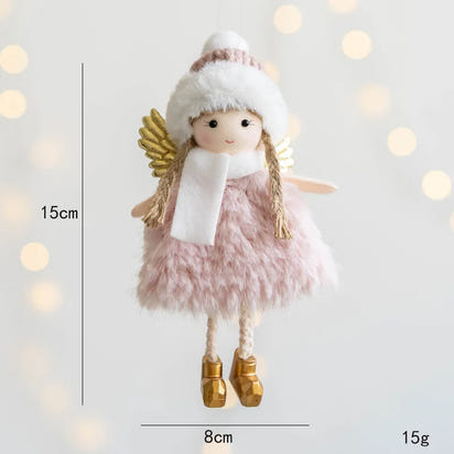 Nordic Angel Ornaments – Soft Pastel Christmas Decor