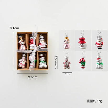 Festive Mini Ornament Set – Cozy Christmas Collection