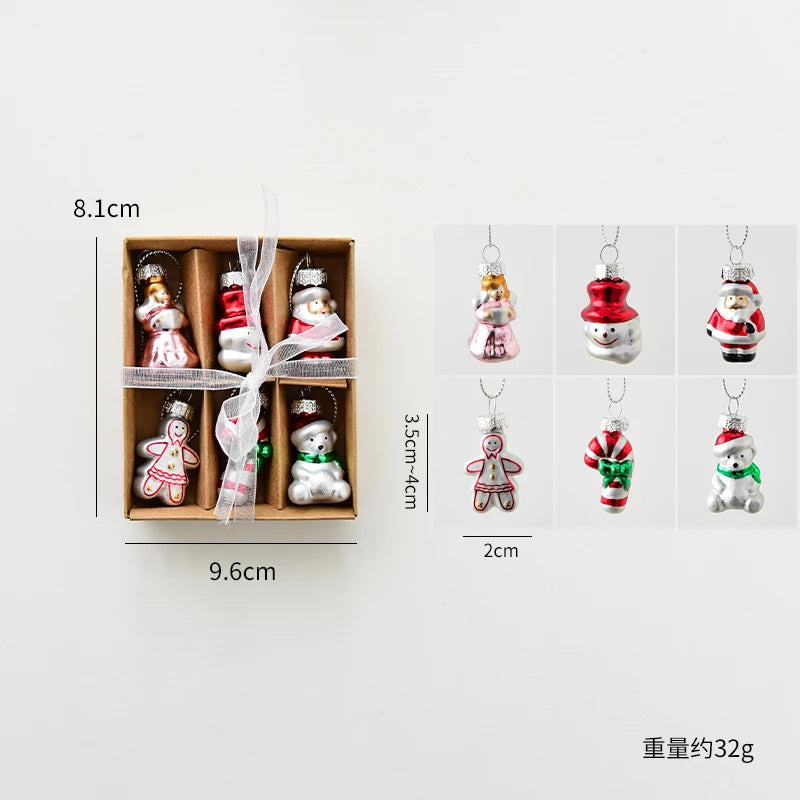 Festive Mini Ornament Set – Cozy Christmas Collection