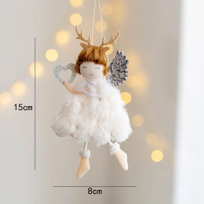 Nordic Angel Ornaments – Soft Pastel Christmas Decor
