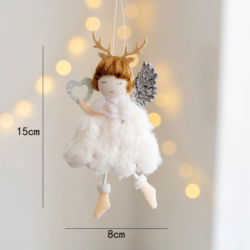 Nordic Angel Ornaments – Soft Pastel Christmas Decor