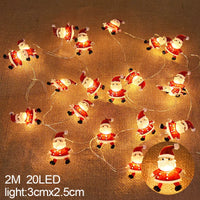 JollyGlow™ Santa String Lights Merry & Bright Holiday Charm
