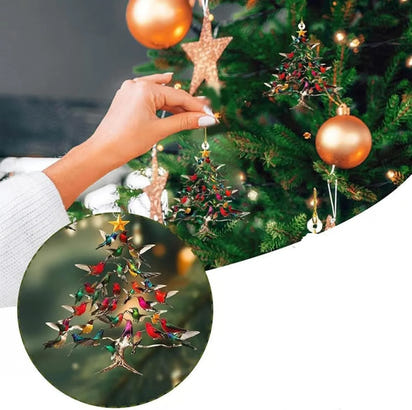 Bird Tree Ornaments – Nature-Inspired Christmas Elegance