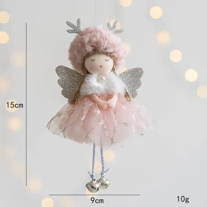 Nordic Angel Ornaments – Soft Pastel Christmas Decor