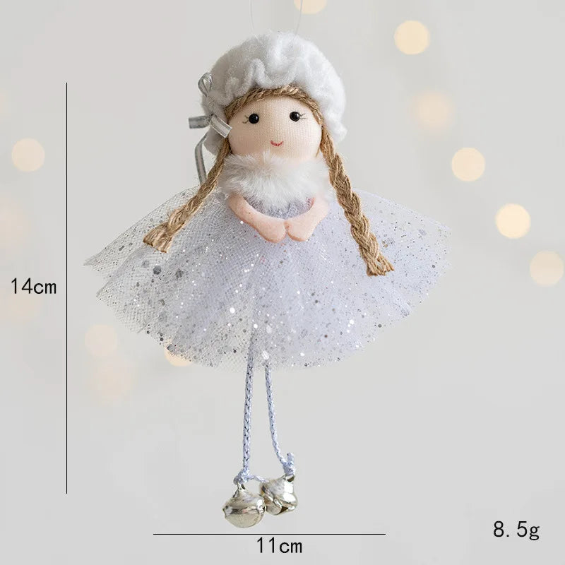 Nordic Angel Ornaments – Soft Pastel Christmas Decor