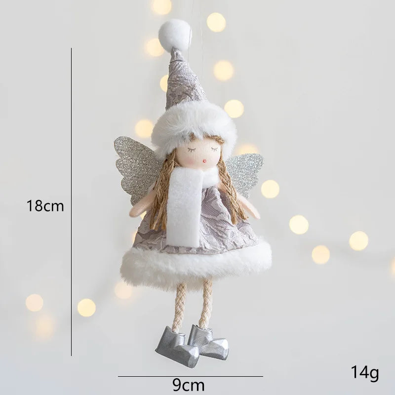 Nordic Angel Ornaments – Soft Pastel Christmas Decor