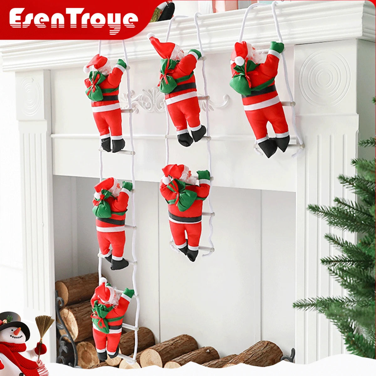 TreeClimb™ Santa – The Ultimate Climbing Christmas Decoration