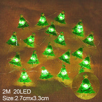 JollyGlow™ Santa String Lights Merry & Bright Holiday Charm