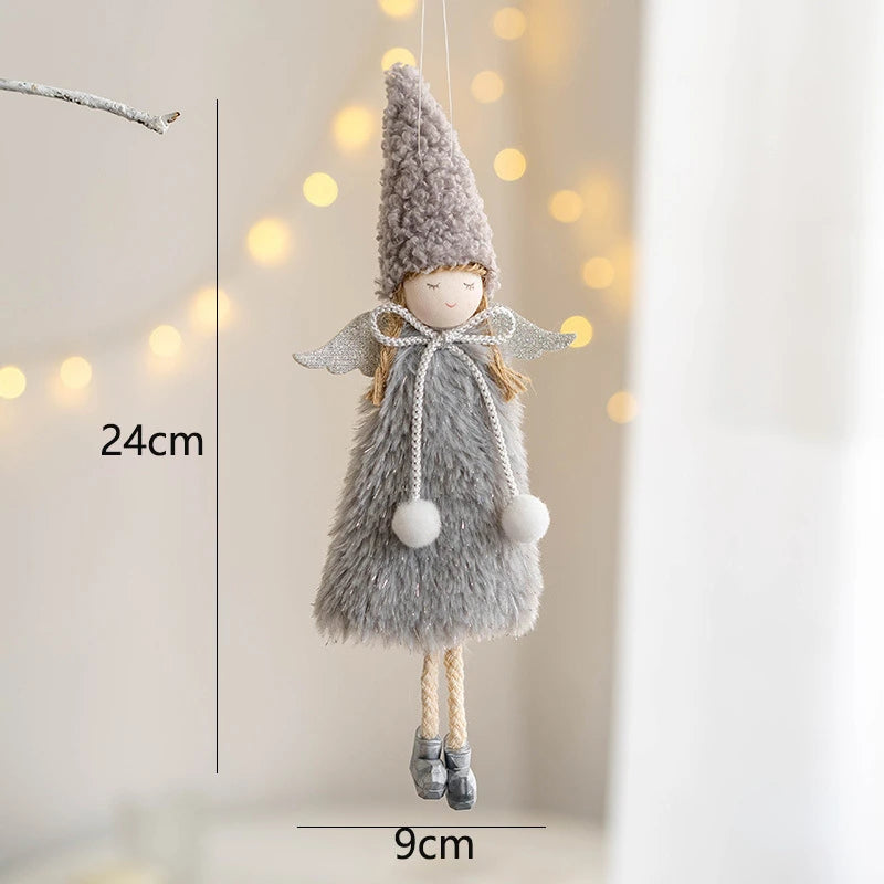 Nordic Angel Ornaments – Soft Pastel Christmas Decor