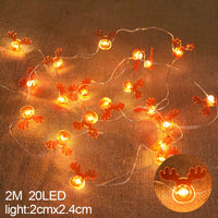JollyGlow™ Santa String Lights Merry & Bright Holiday Charm