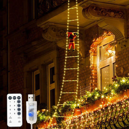 ClimbLight™  Santa – The Iconic Climbing Christmas Decoration