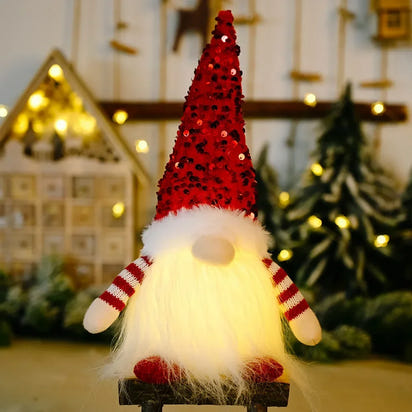 GlowGonk™ Light-Up Christmas Gnomes Cozy Nordic Magic