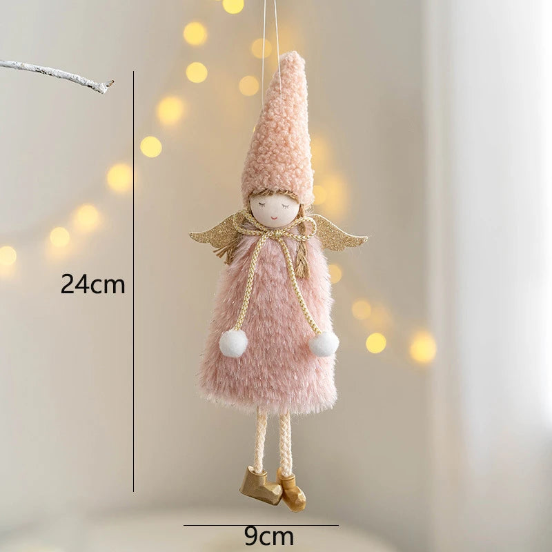 Nordic Angel Ornaments – Soft Pastel Christmas Decor