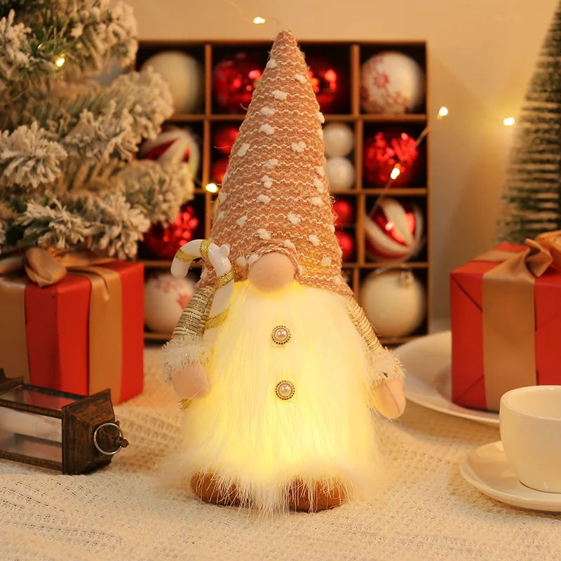 GlowGonk™ Light-Up Christmas Gnomes Cozy Nordic Magic
