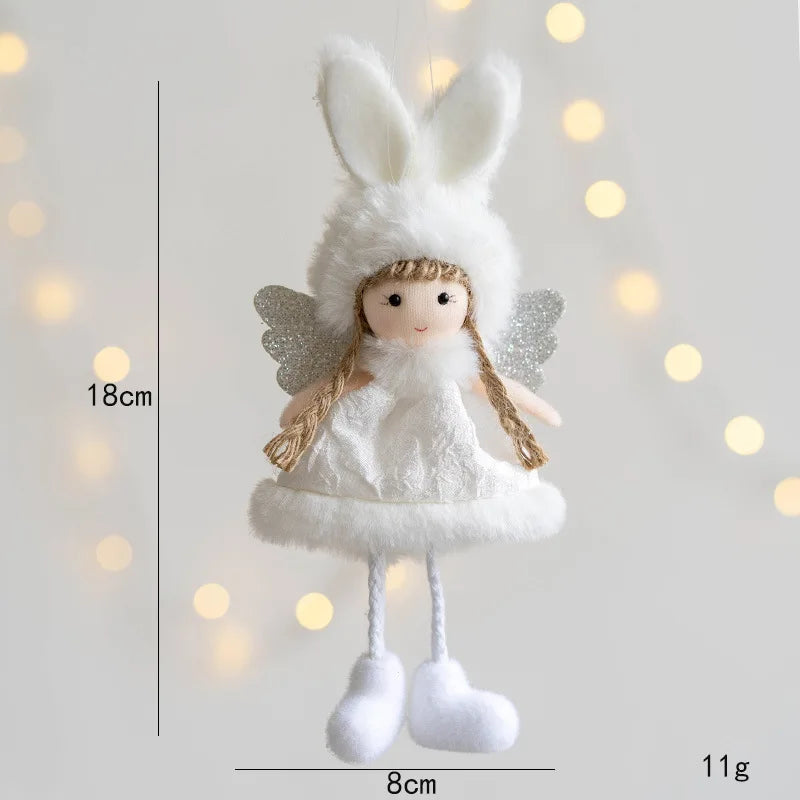 Nordic Angel Ornaments – Soft Pastel Christmas Decor