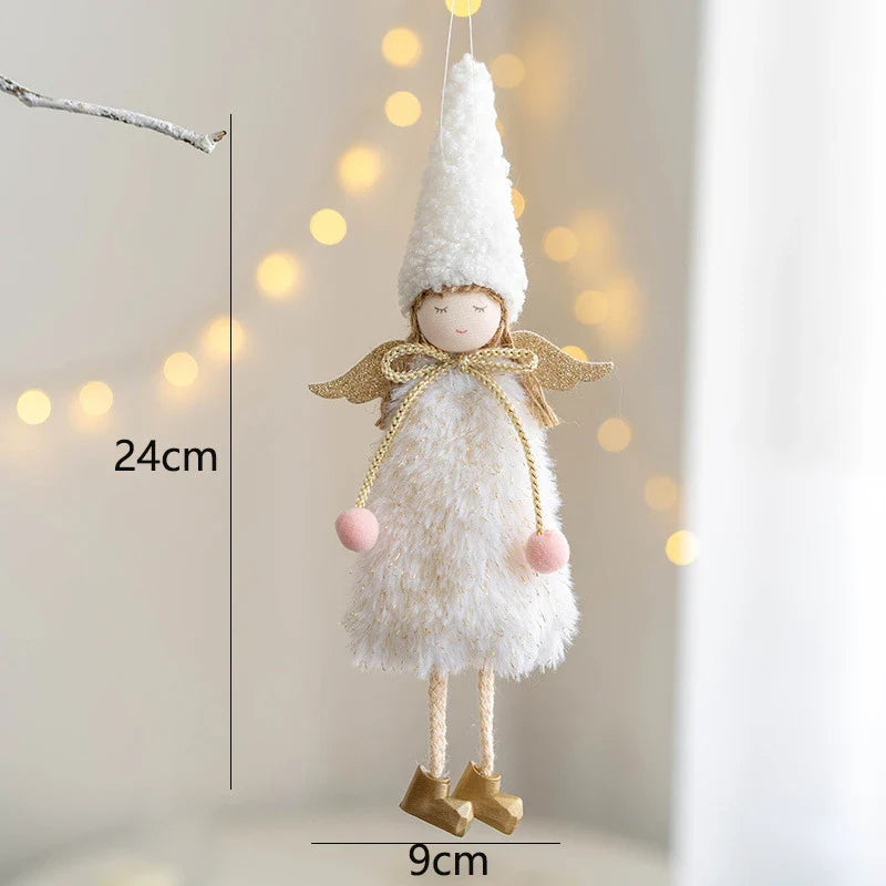 Nordic Angel Ornaments – Soft Pastel Christmas Decor