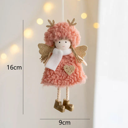 Nordic Angel Ornaments – Soft Pastel Christmas Decor