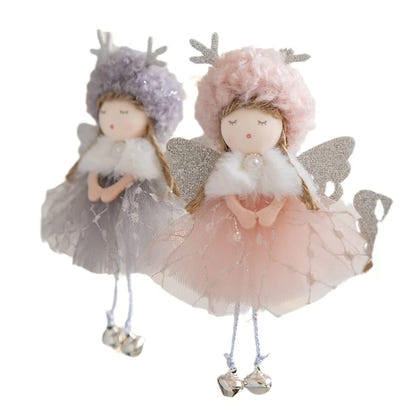 Nordic Angel Ornaments – Soft Pastel Christmas Decor