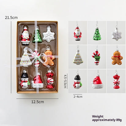 Festive Mini Ornament Set – Cozy Christmas Collection