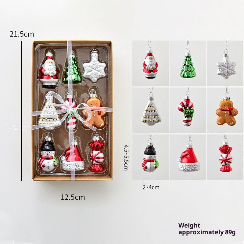 Festive Mini Ornament Set – Cozy Christmas Collection