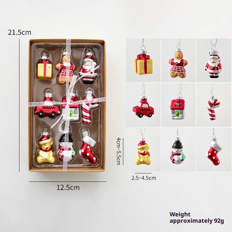 Festive Mini Ornament Set – Cozy Christmas Collection