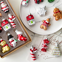 Festive Mini Ornament Set – Cozy Christmas Collection